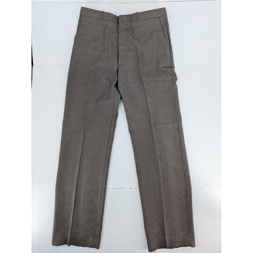 Cotler Dress Pants Men 32x30 Brown Pleated Straight Leg Vintage Trouser Academia